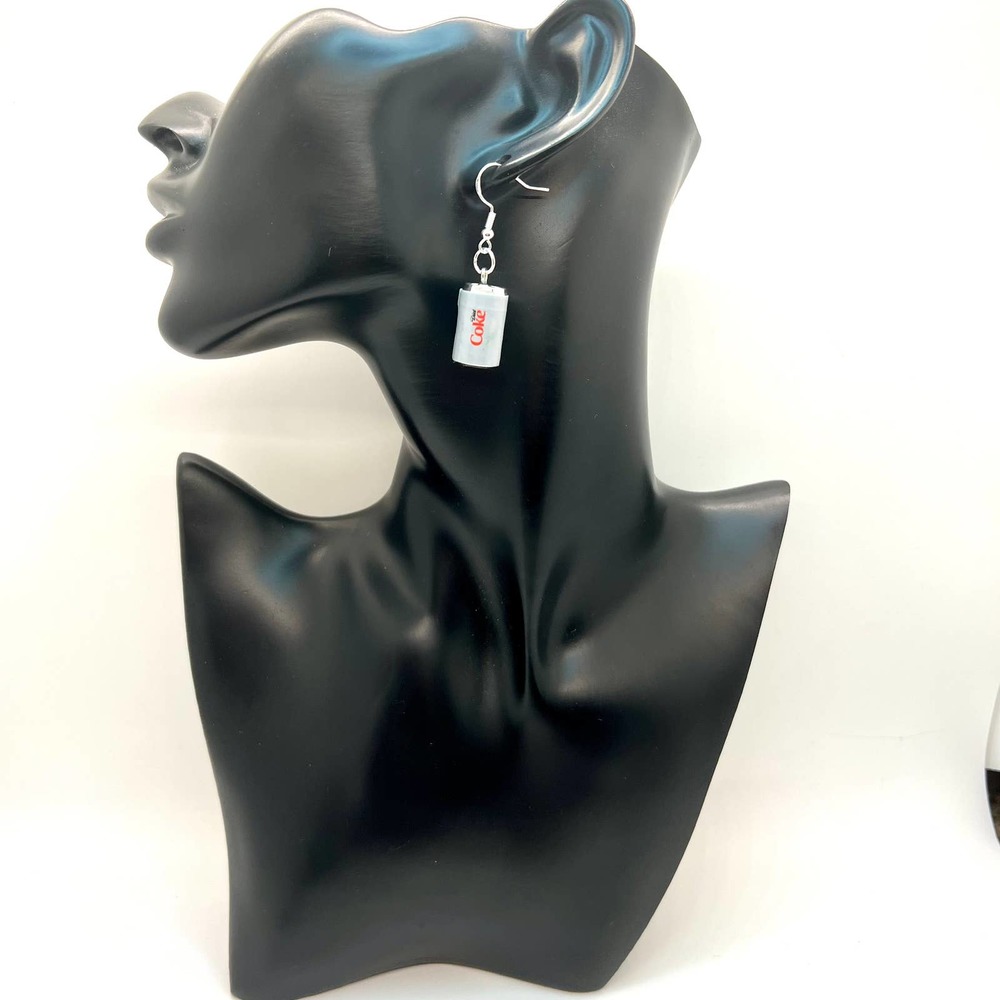 Diet Coke Earrings - Drink Earrings - Soda Earrings - Coca Cola Earrings - Picture 8 of 10